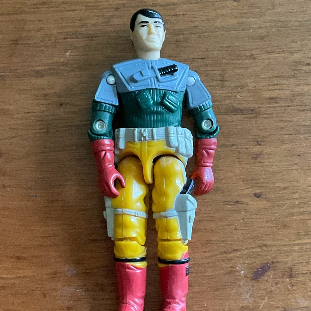 Vintage 1987 Hasbro GI Joe Backstop Loose Action Figure Only Persuader Driver